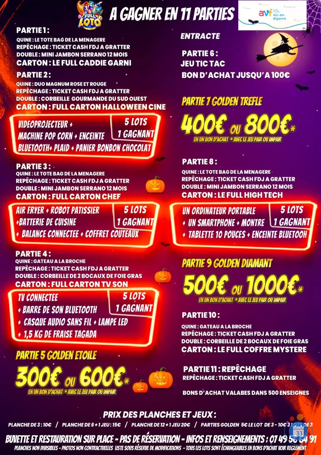 Image FULL LOTO DE L ASSO VIC ACCUEIL AVF (photo 2)