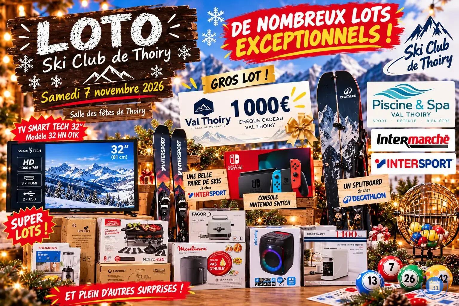 Image Grand Loto Ski Club Thoiry (photo 1)