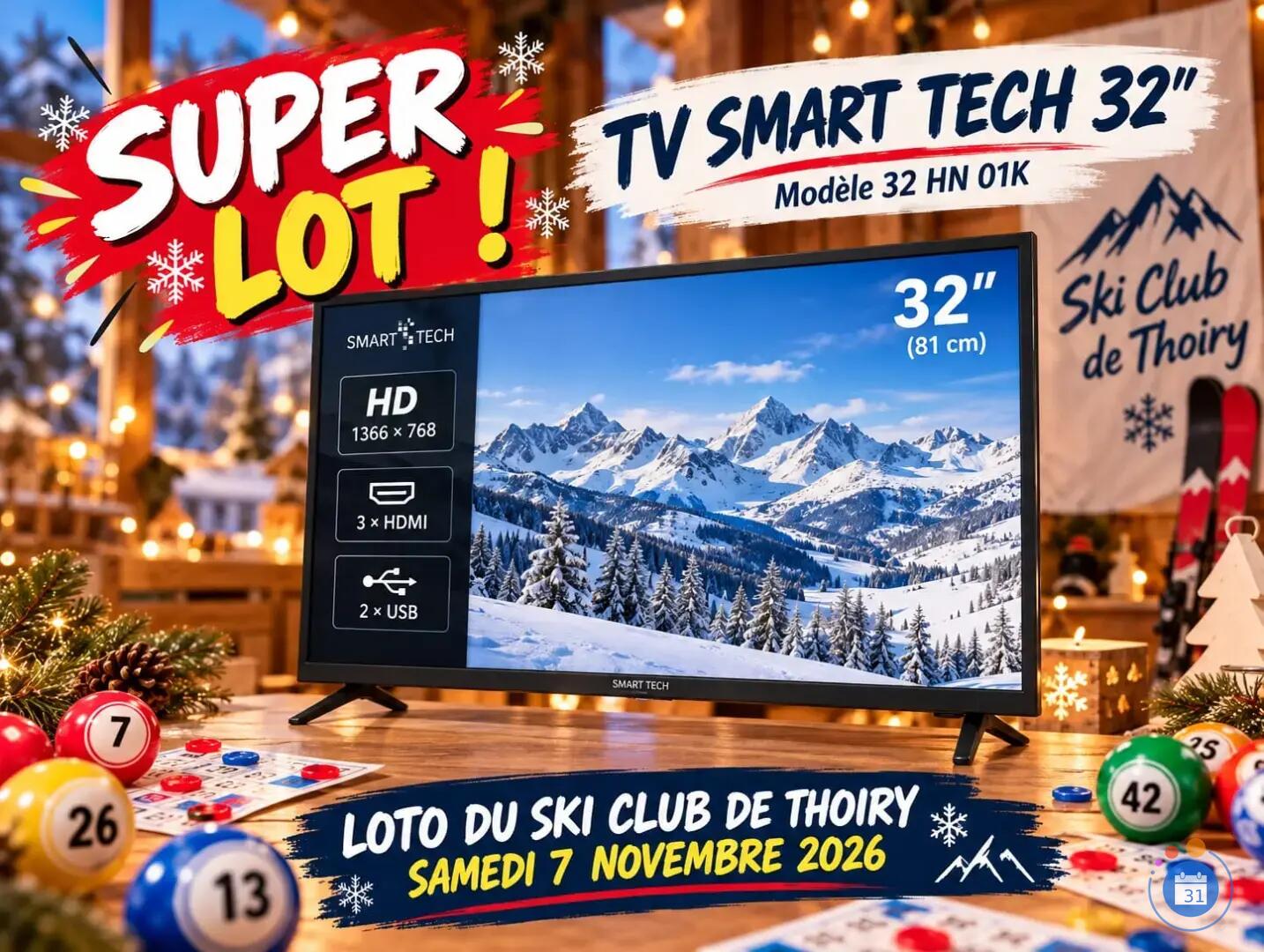 Image Grand Loto Ski Club Thoiry (photo 3)