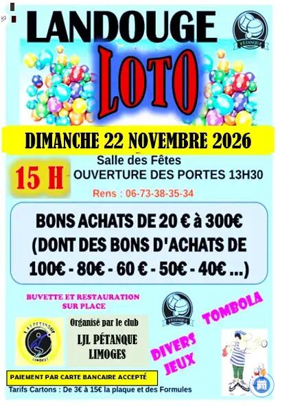 Image Loto du club de pétanque de Limoges (photo 1)