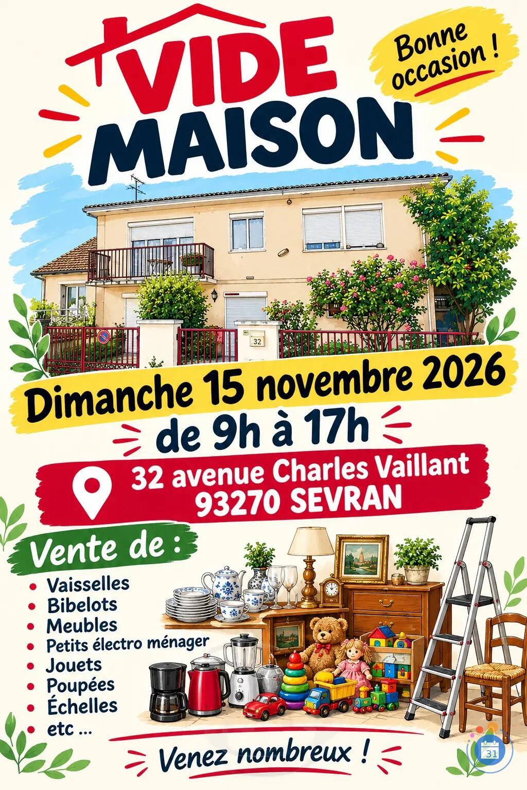 Image Vide maison Sevran (photo 1)
