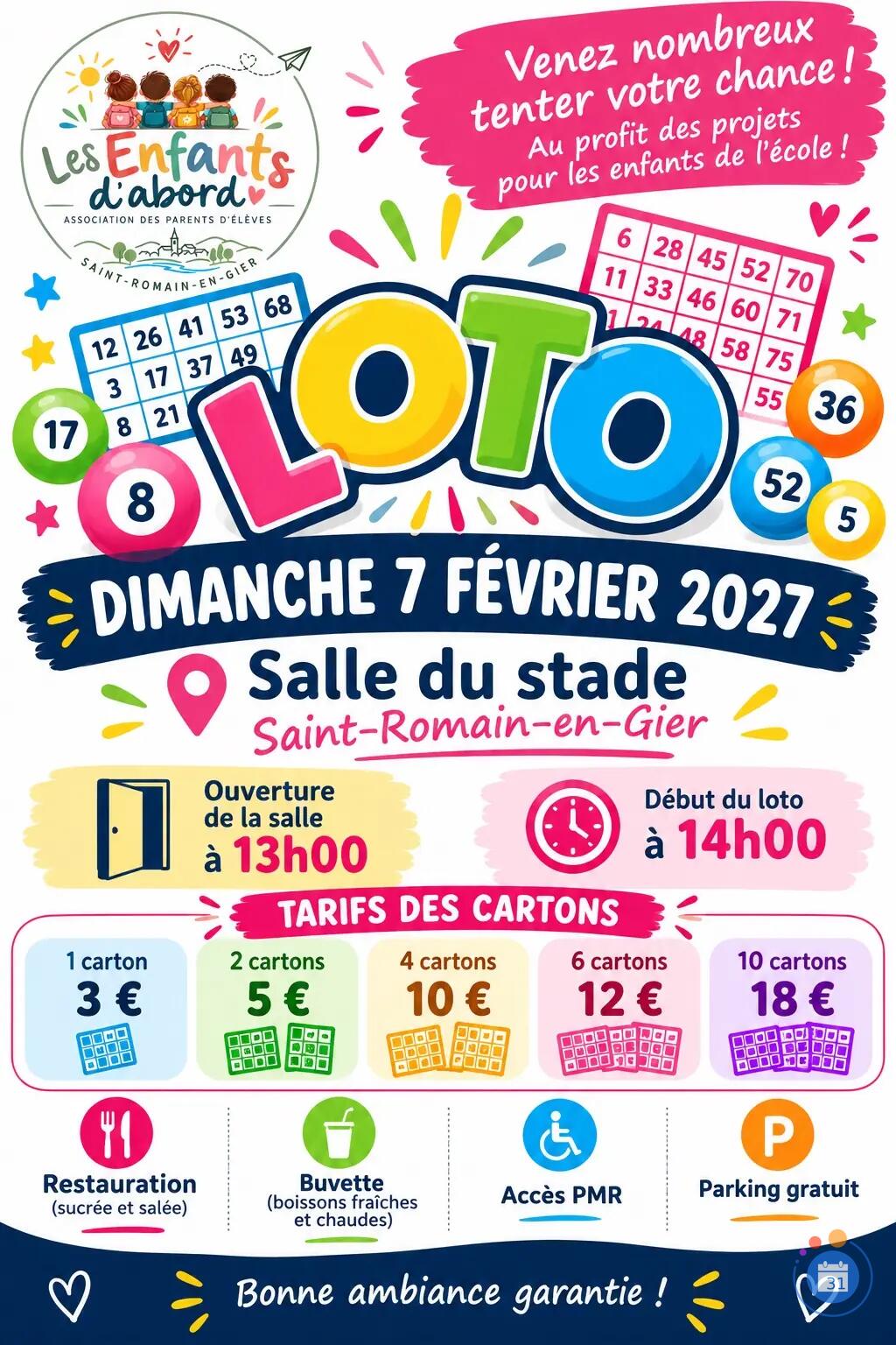 Image Loto APE Les Enfants d’Abord (photo 1)