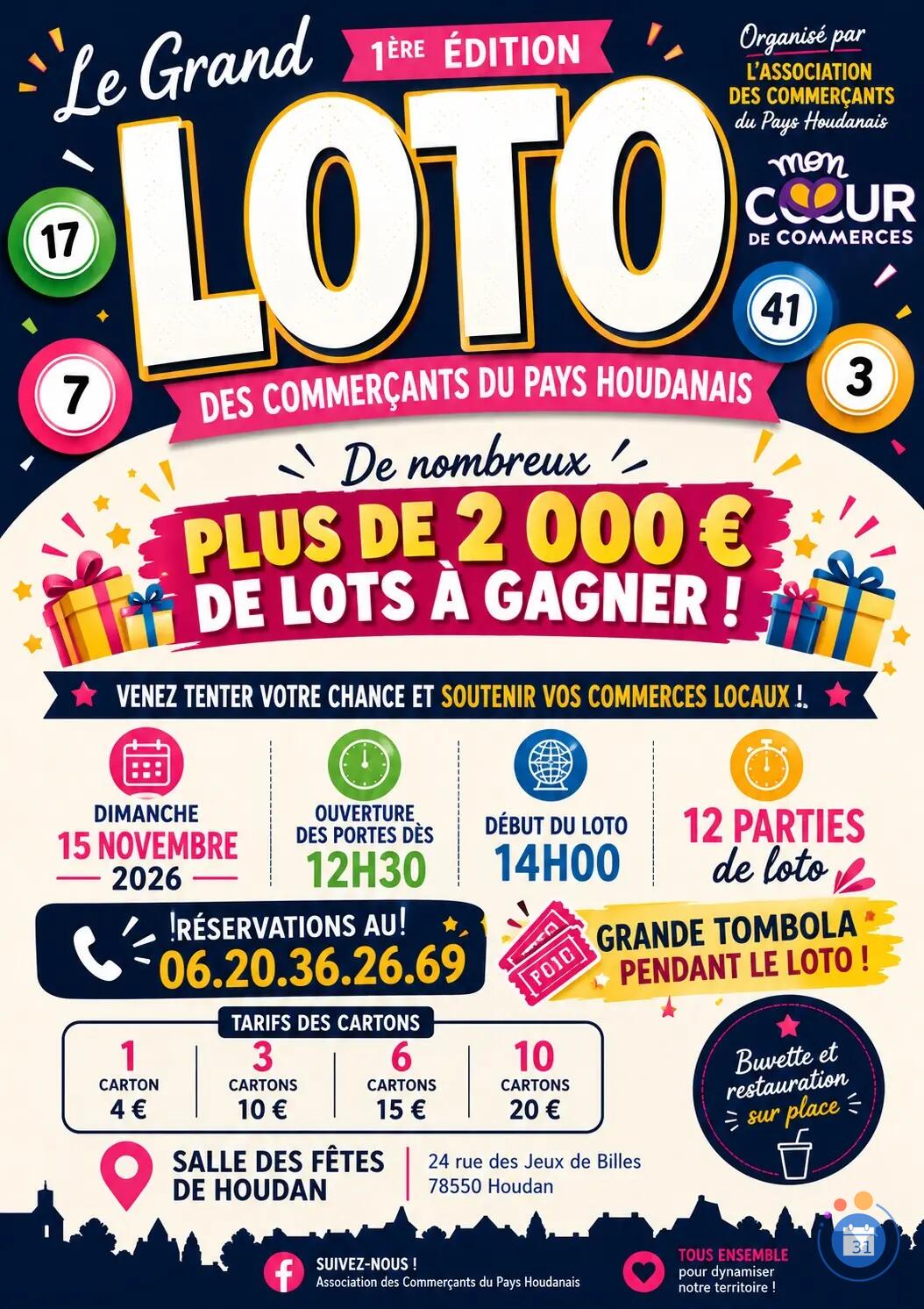 Image 1er loto des commerçants du pays Houdanais (photo 1)