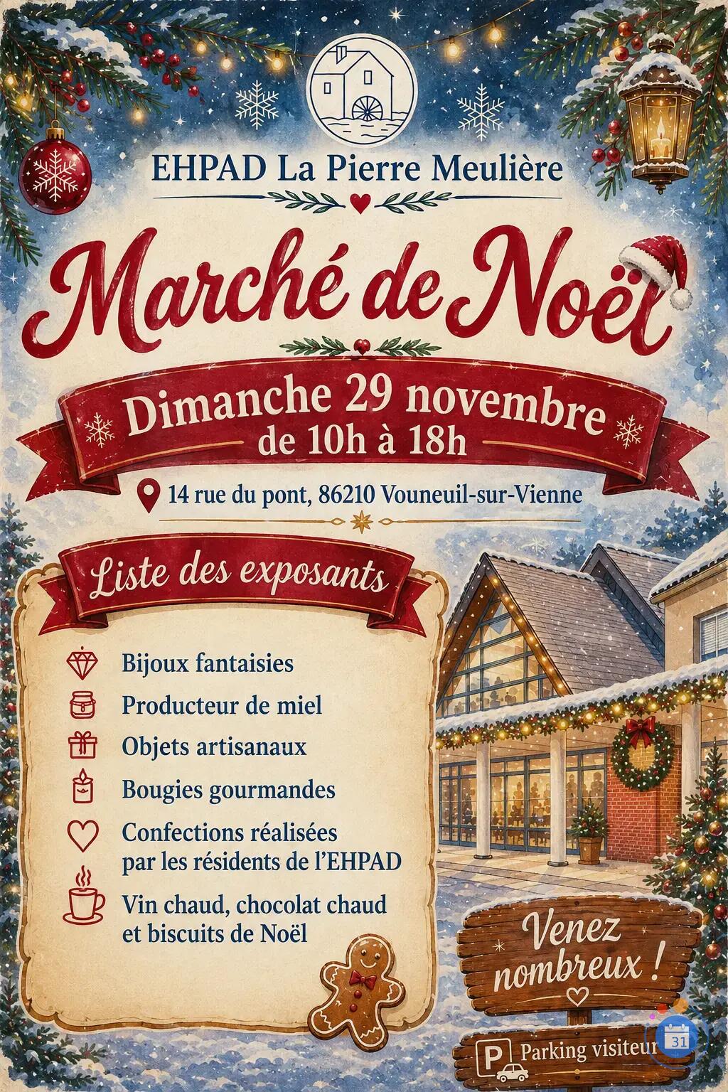 Image Marché de Noël EHPAD La Pierre Meulière (photo 1)