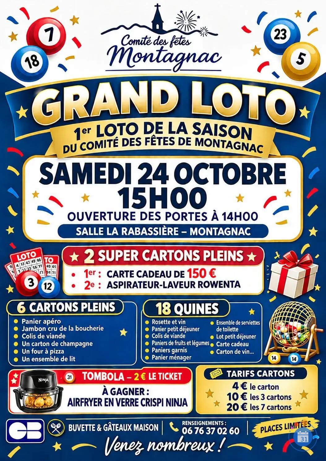 Image Loto du comite des fetes de montagnac (photo 1)