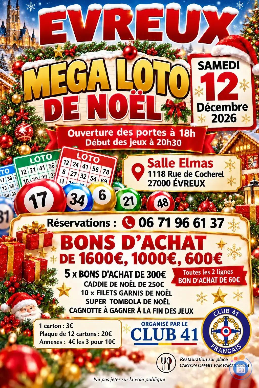 Image MEGA LOTO DE NOEL (photo 1)