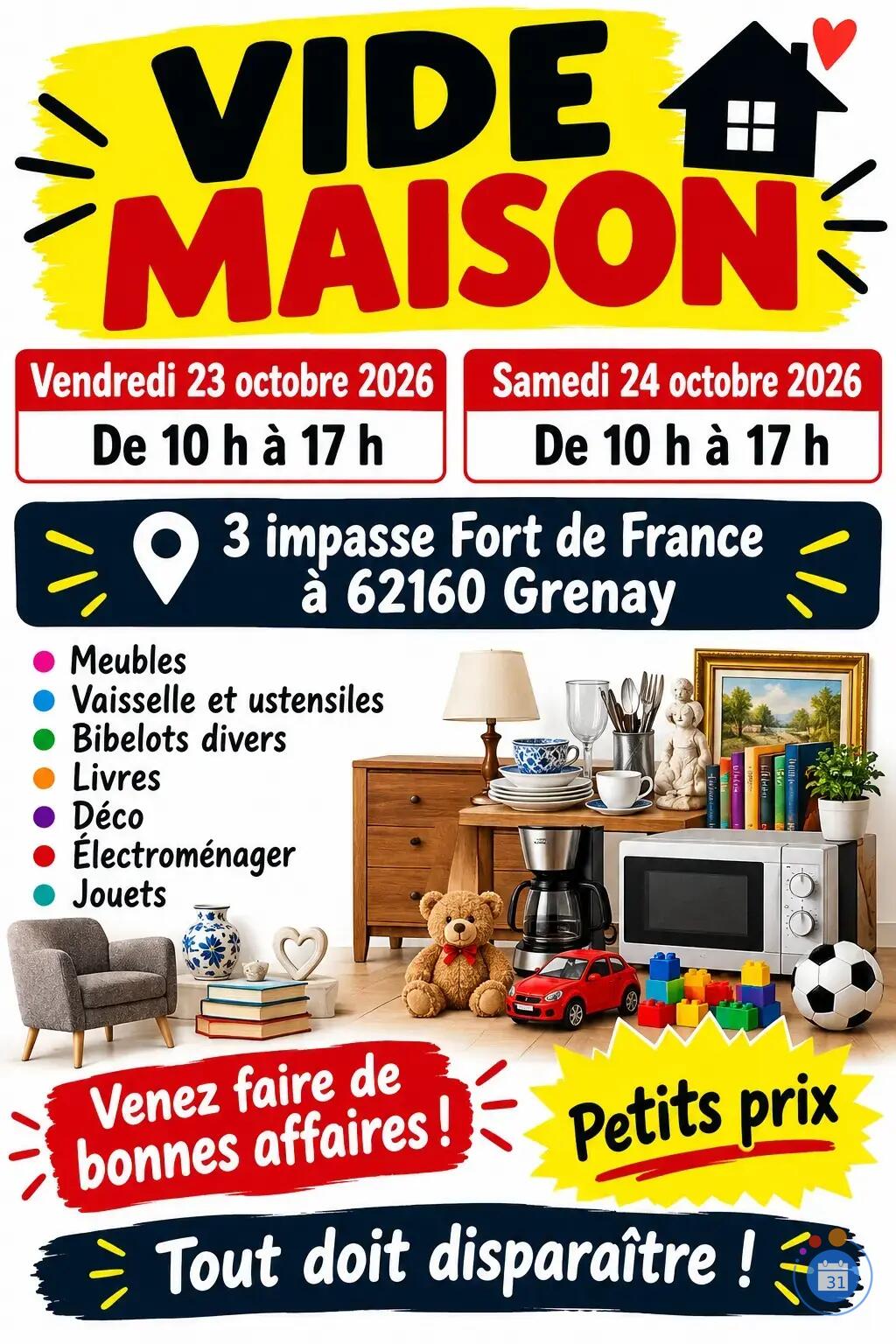 Image Vide maison grenay (photo 1)