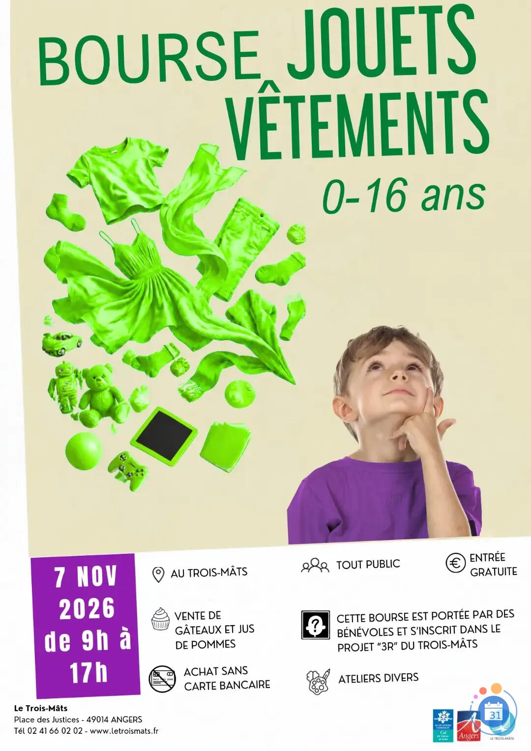 Image Bourse aux jouets et vêtements 0-16 ans (photo 1)