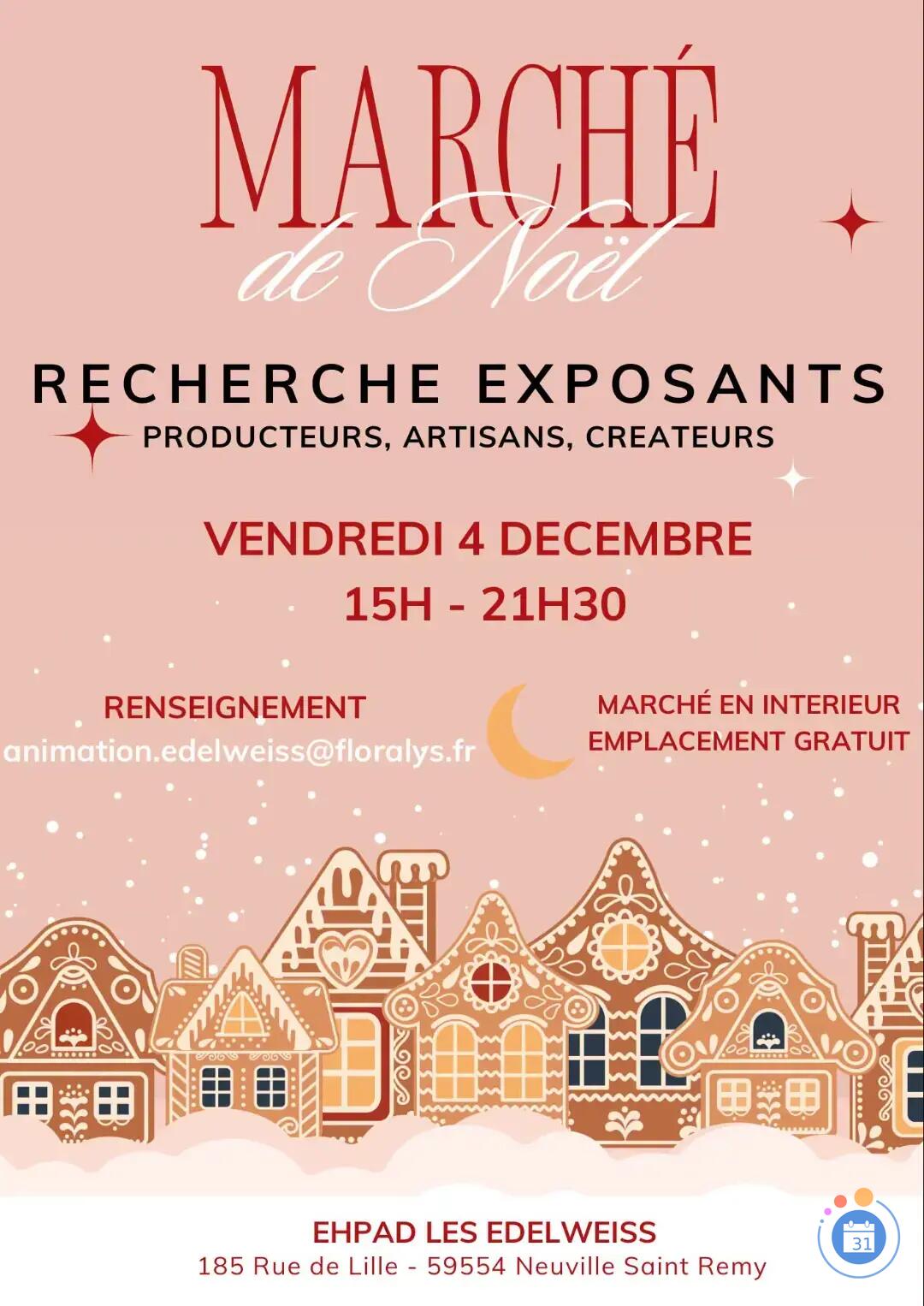 Image Marché de Noël de l'Ephad 