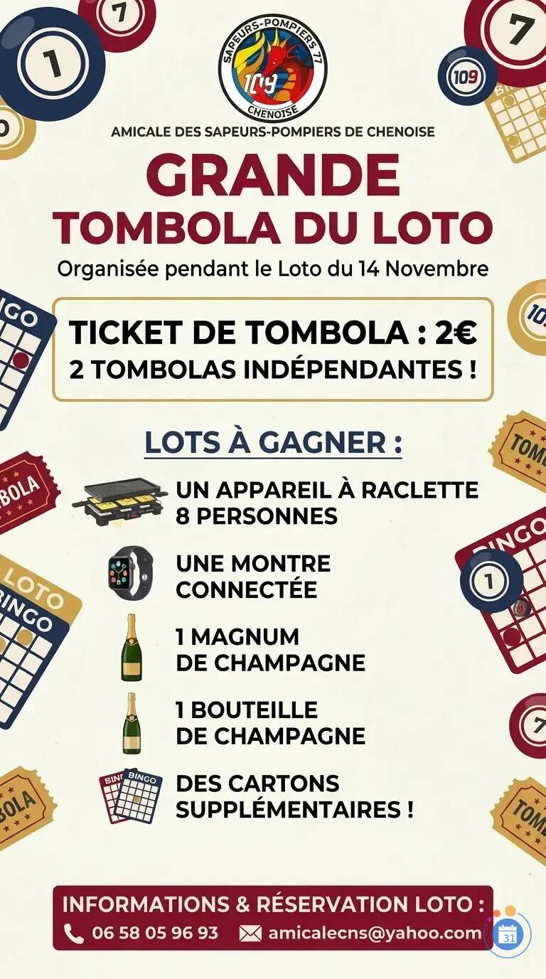 Image Loto des Sapeurs Pompiers de Chenoise (photo 2)