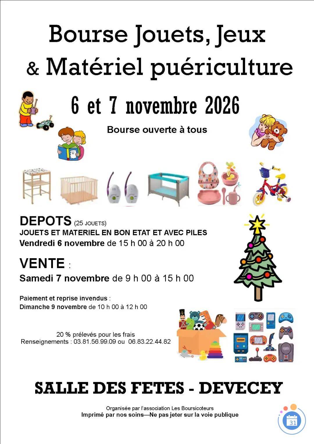 Image Bourse aux jeux, jouets et matériel puériculture (photo 1)