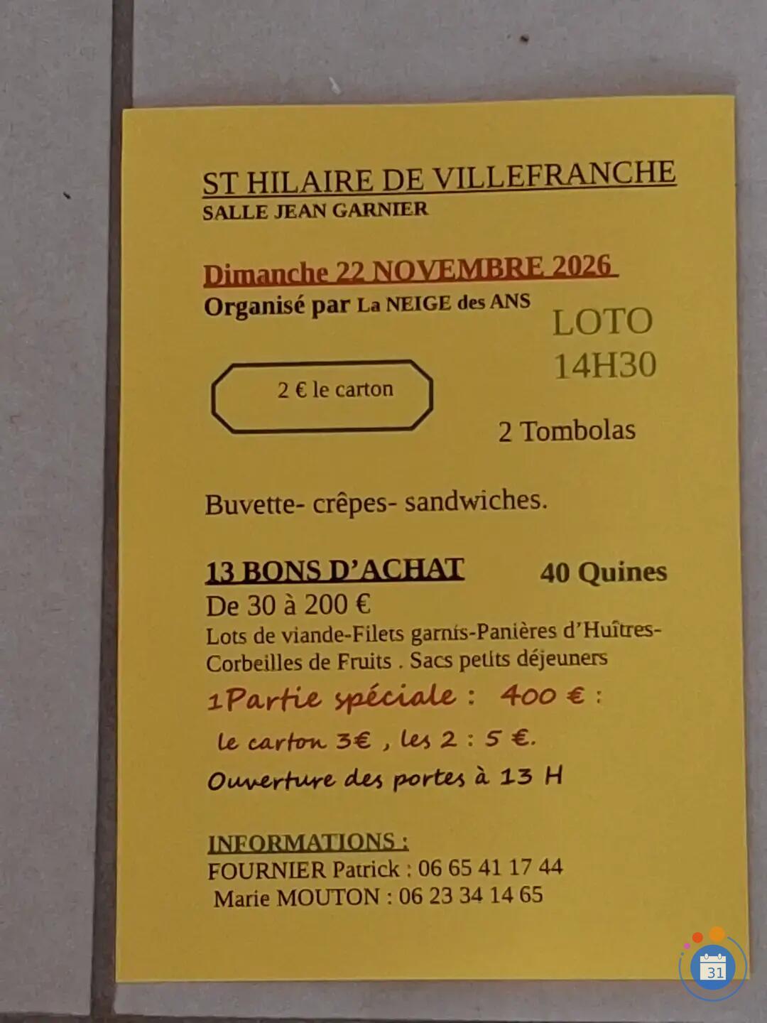 Image LOTO GOURMAND (photo 1)