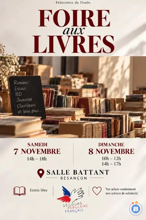 Image Foire aux livres du Secours populaire français (photo 1)
