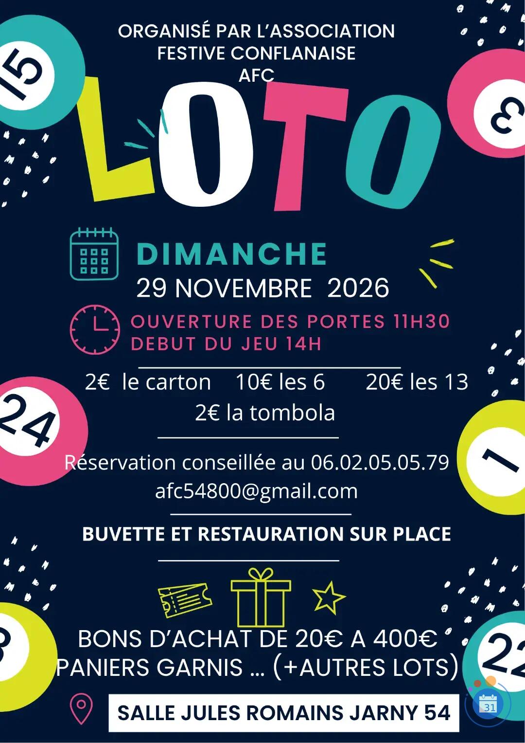Image Loto de l' AFC (photo 1)
