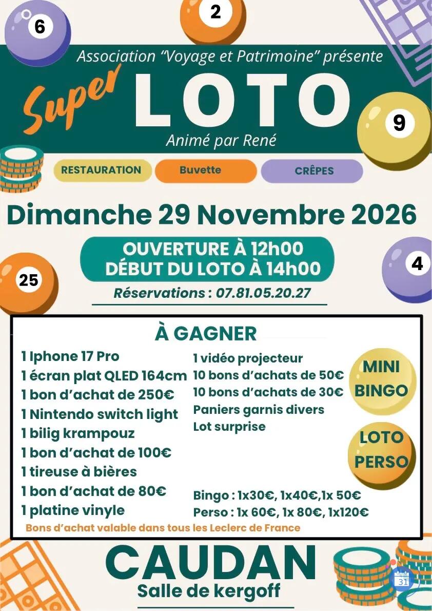 Image Super loto animé par René (photo 1)