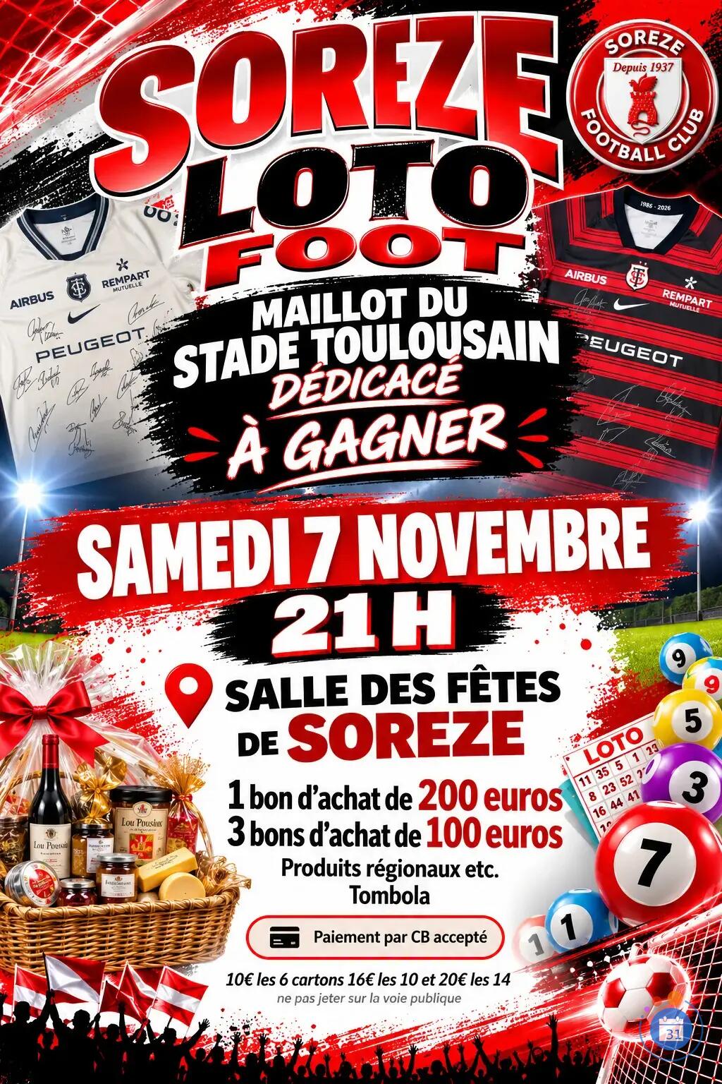 Image LOTO DU SOREZE FOOTBALL CLUB (photo 1)