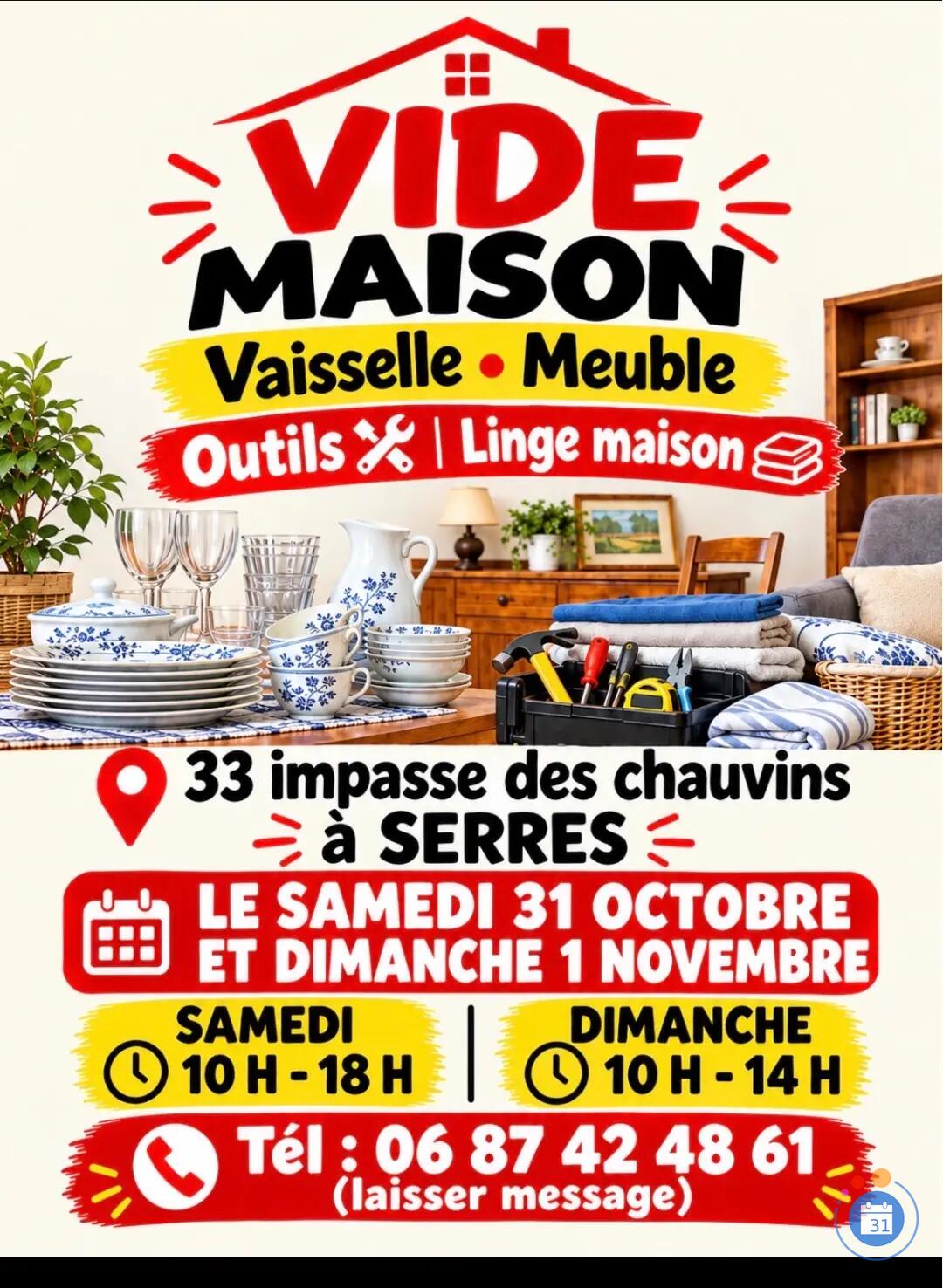 Image Vide maison serres 0570 0 (photo 1)