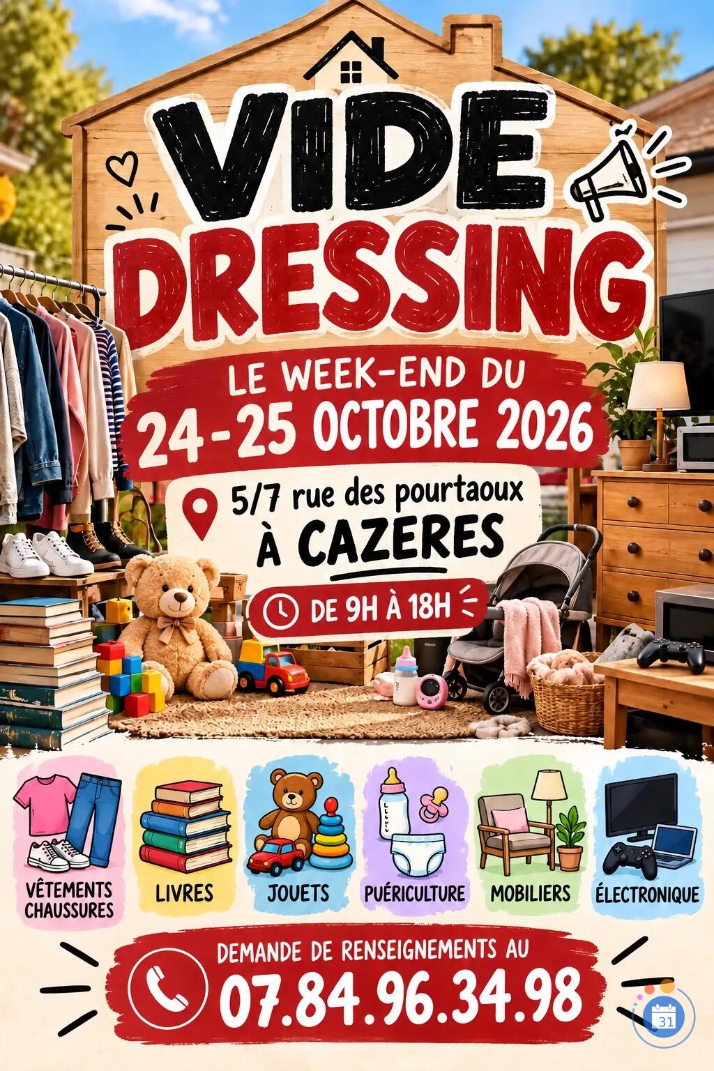 Image Vide dressing/maison/ jouets (photo 1)