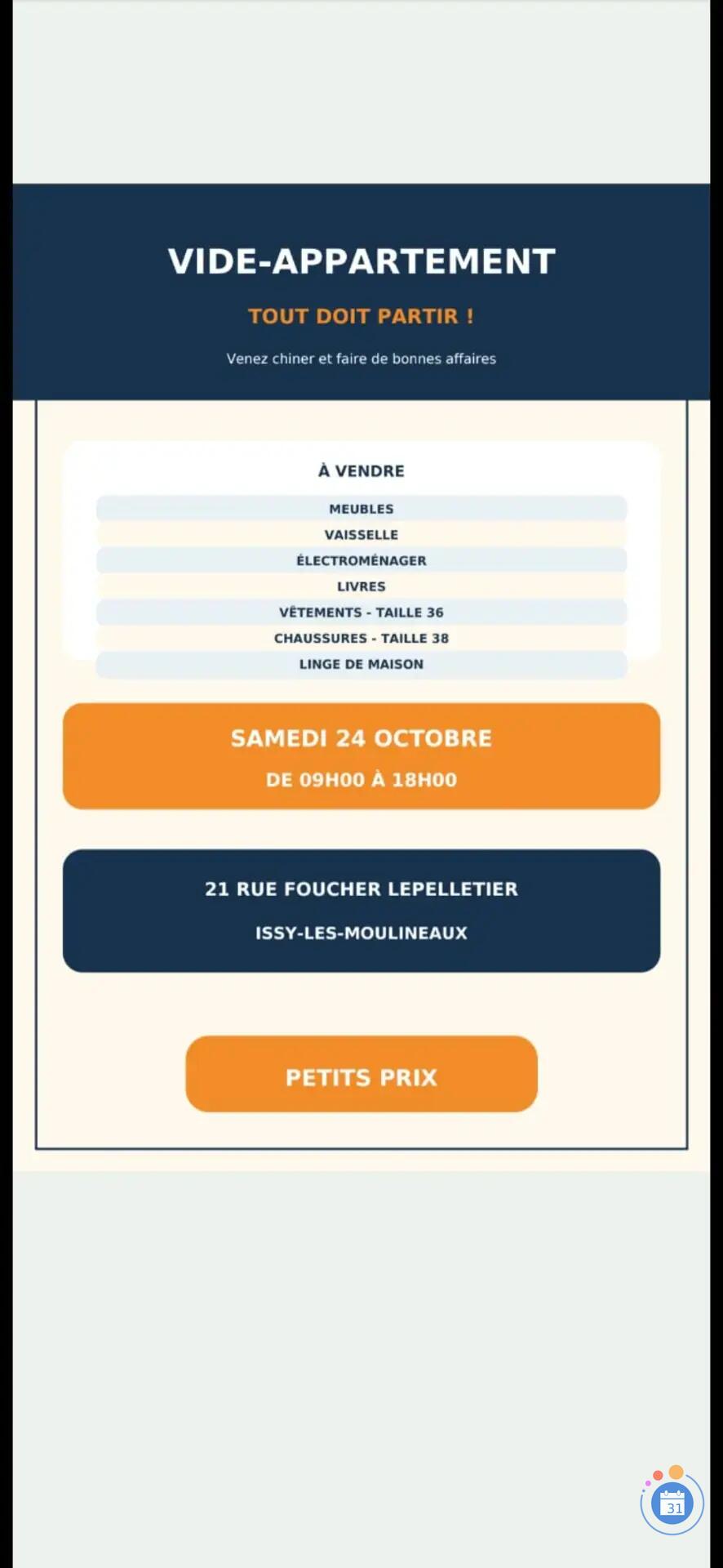 Image Vide-maison vide-dressing Issy (photo 1)