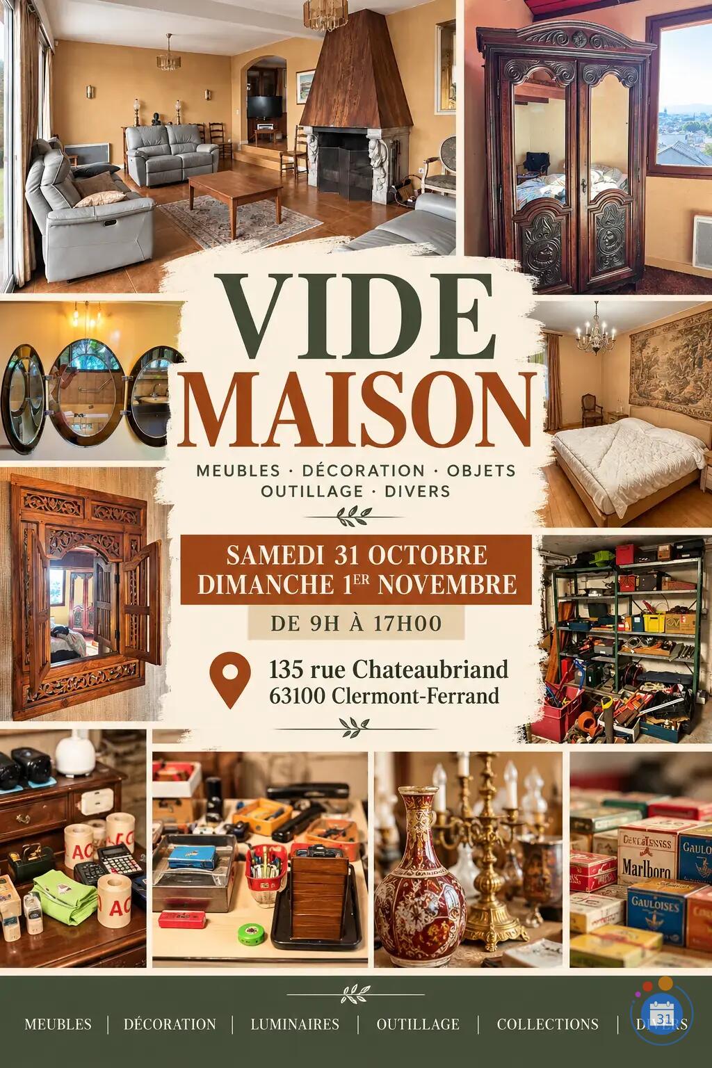 Image 🏡 GRAND VIDE-MAISON À CLERMONT-FERRAND ! (photo 1)