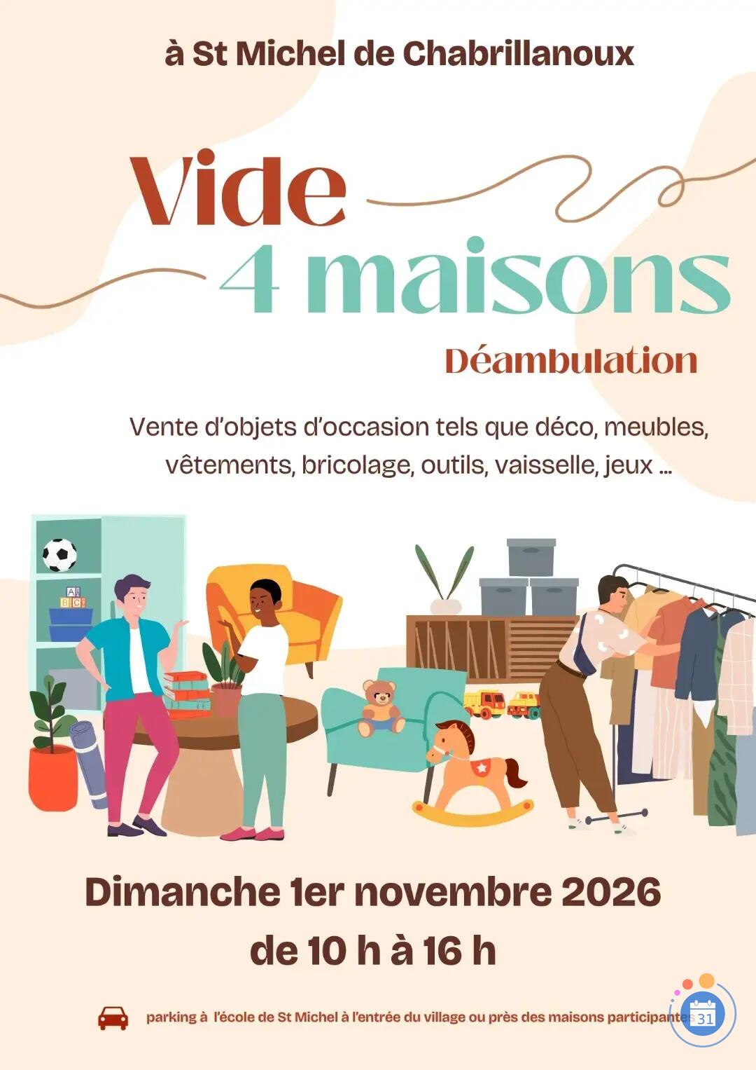Image VIDE 4 MAISONS / DEAMBULATION SUR 4 MAISONS DANS LE VILLAGE (photo 1)