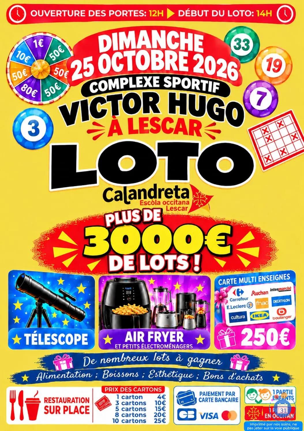 Image Super loto de la Calandreta de Lescar (photo 1)