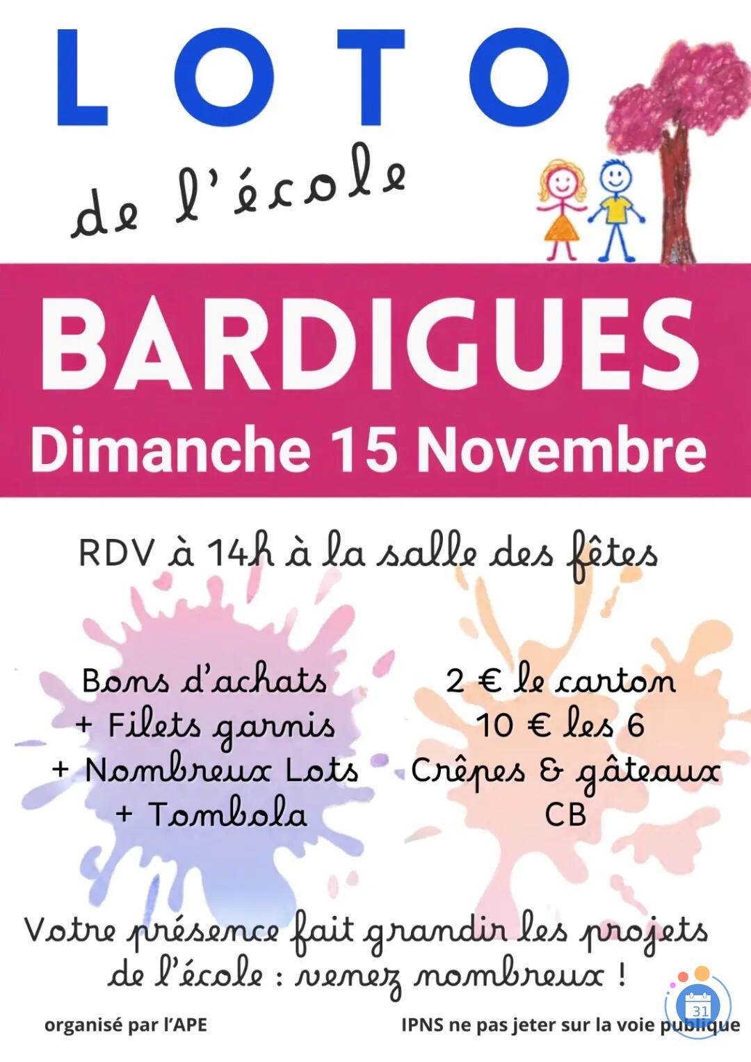 Image Loto de l'École de Bardigues (photo 1)