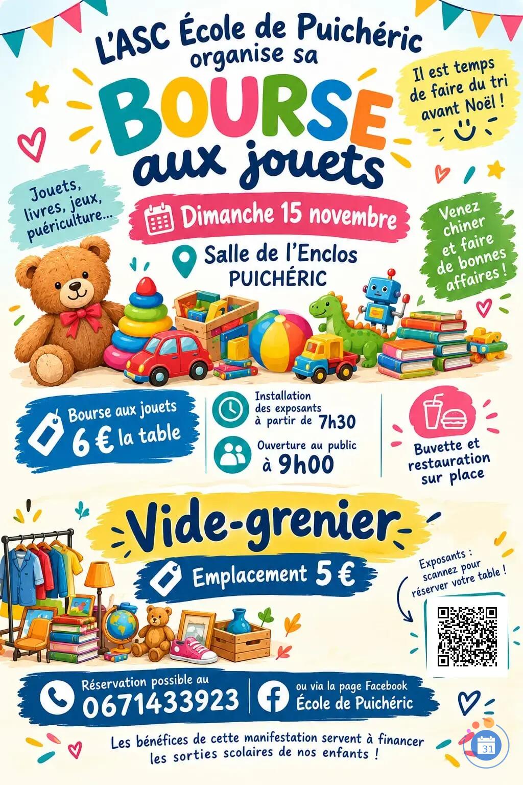 Image Bourse au jouet de l'école de Puicheric (photo 1)