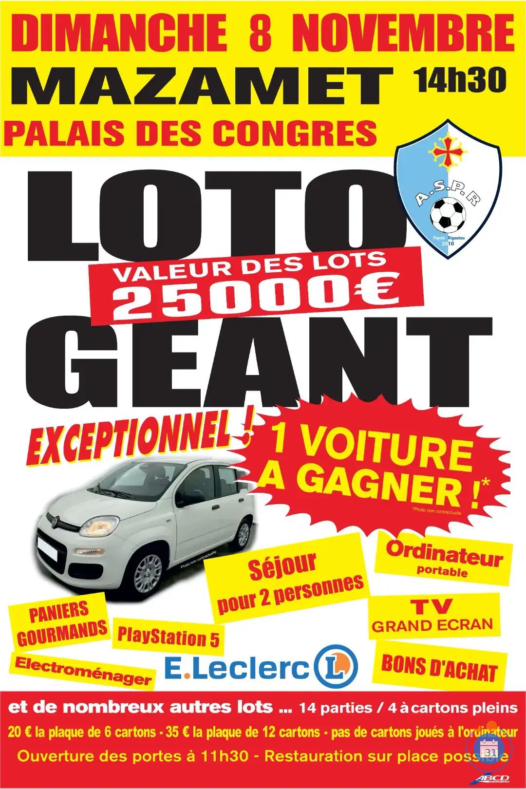 Image LOTO GEANT (photo 1)