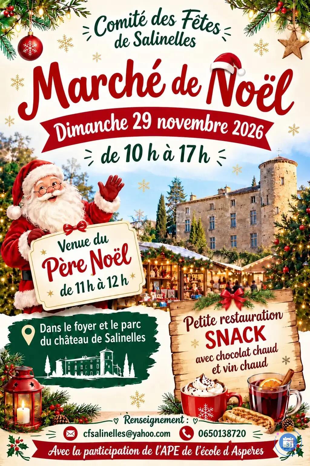 Image Marché de Noël Salinelles 2026 (photo 1)