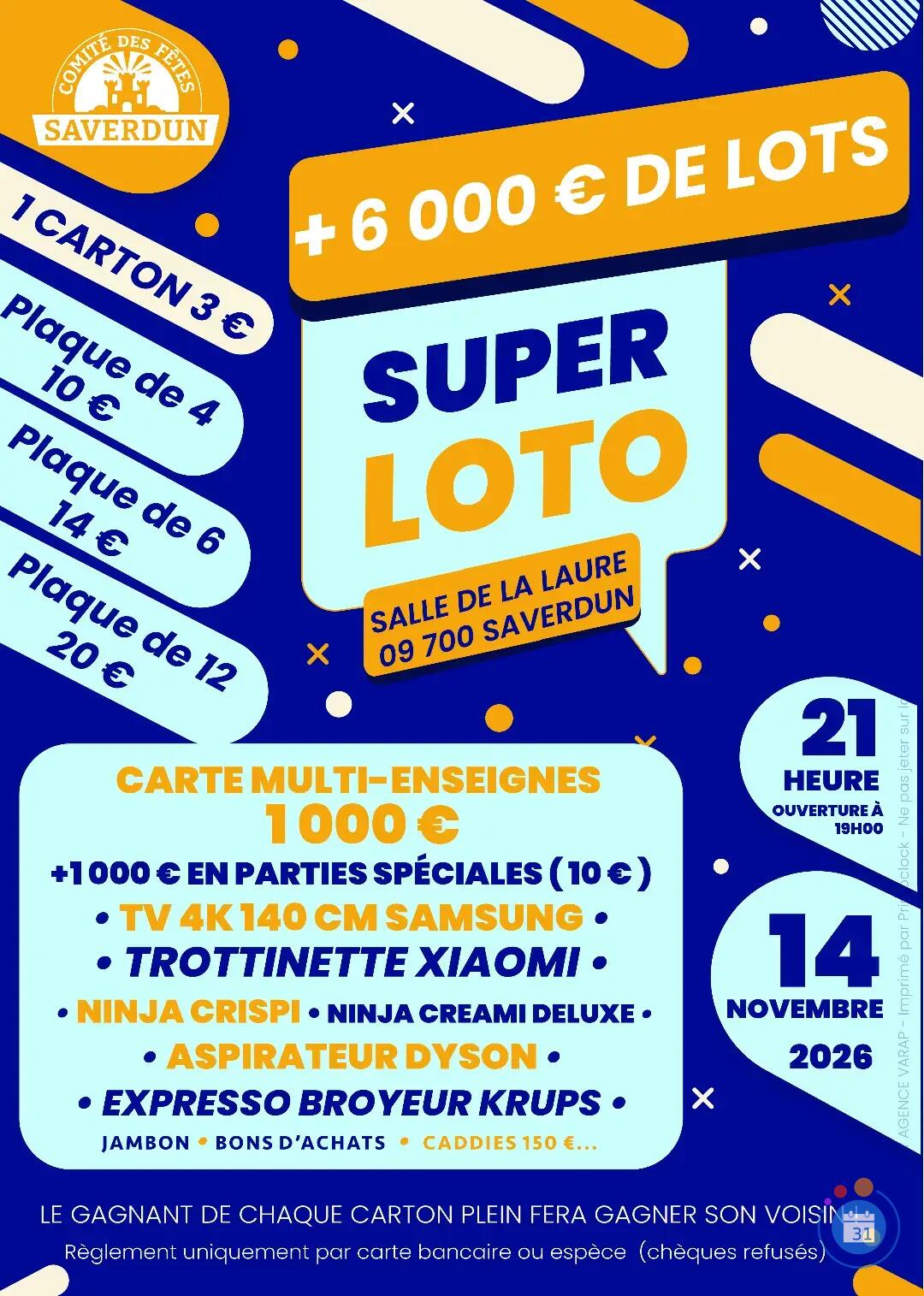 Image SUPER LOTO du Black Friday (photo 1)