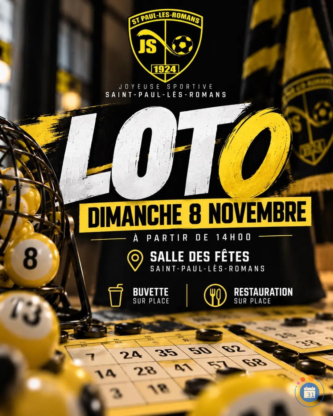 Image LOTO DE LA JS ST PAUL (photo 1)
