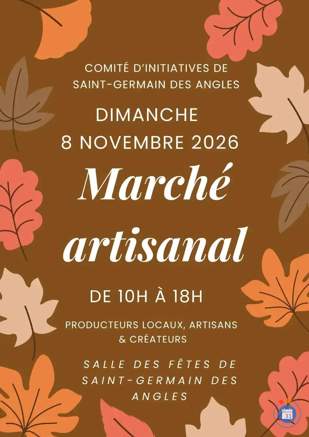 Image Marché Artisanal et Talents Cachés à Saint Germain des Angles (photo 1)