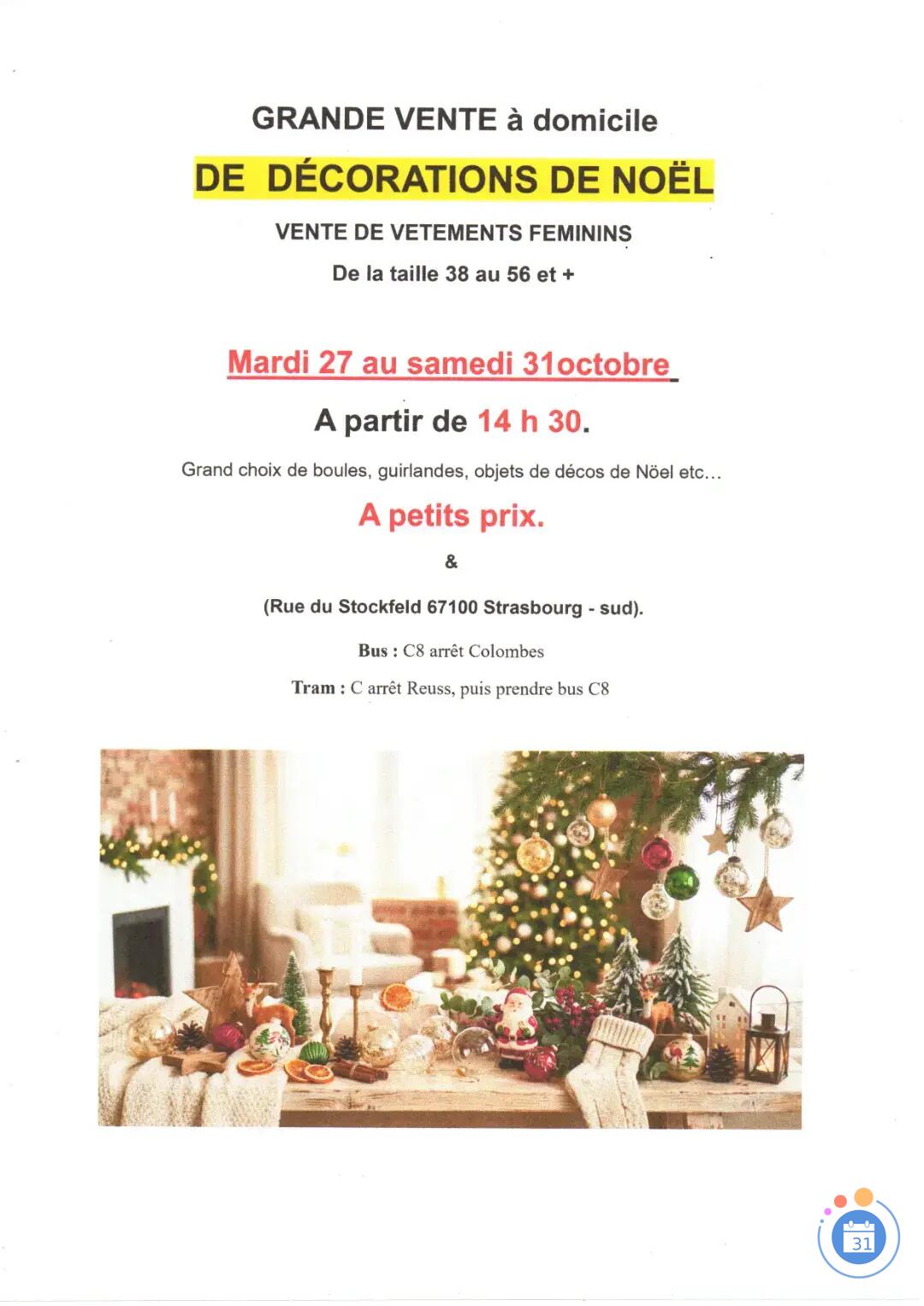 Image VIDE DRESSING ET VENTE DE DECORATIONS DE NOEL (photo 1)