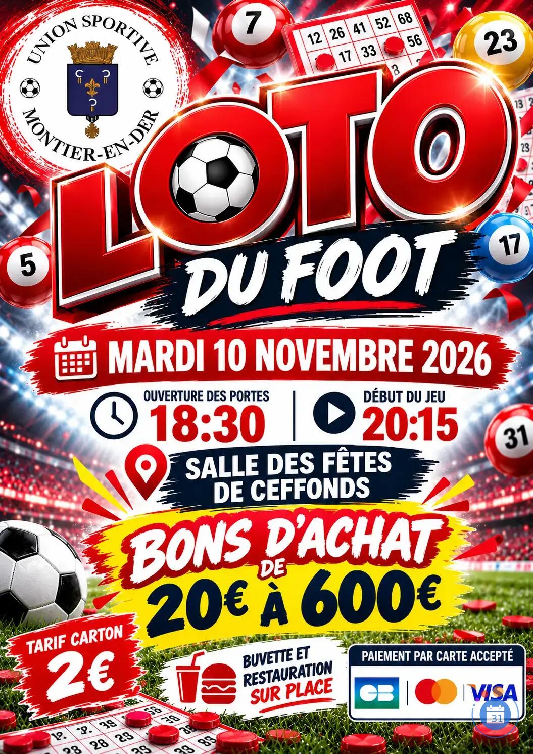 Image LOTO DU FOOT MONTIER - USM (photo 1)