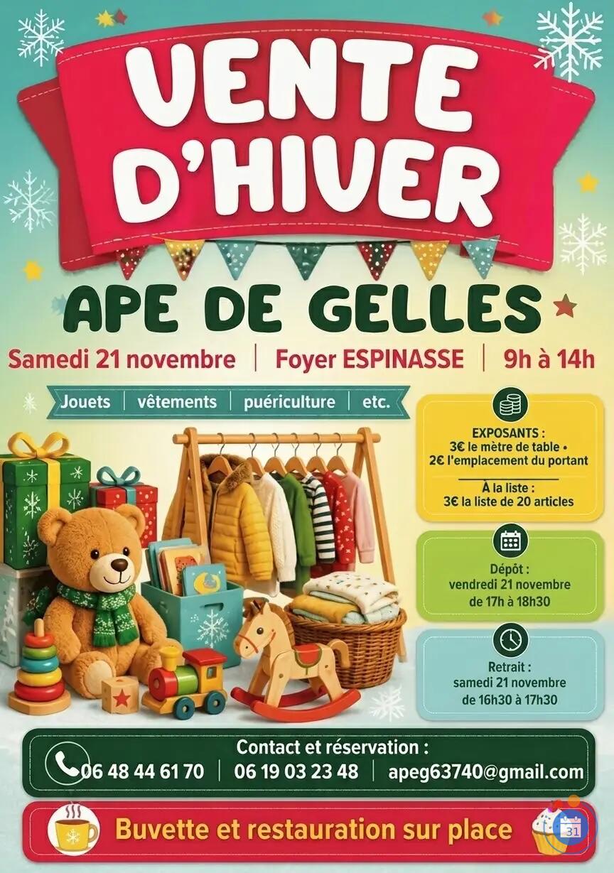 Image VENTE D'HIVER DE L'APE (photo 1)