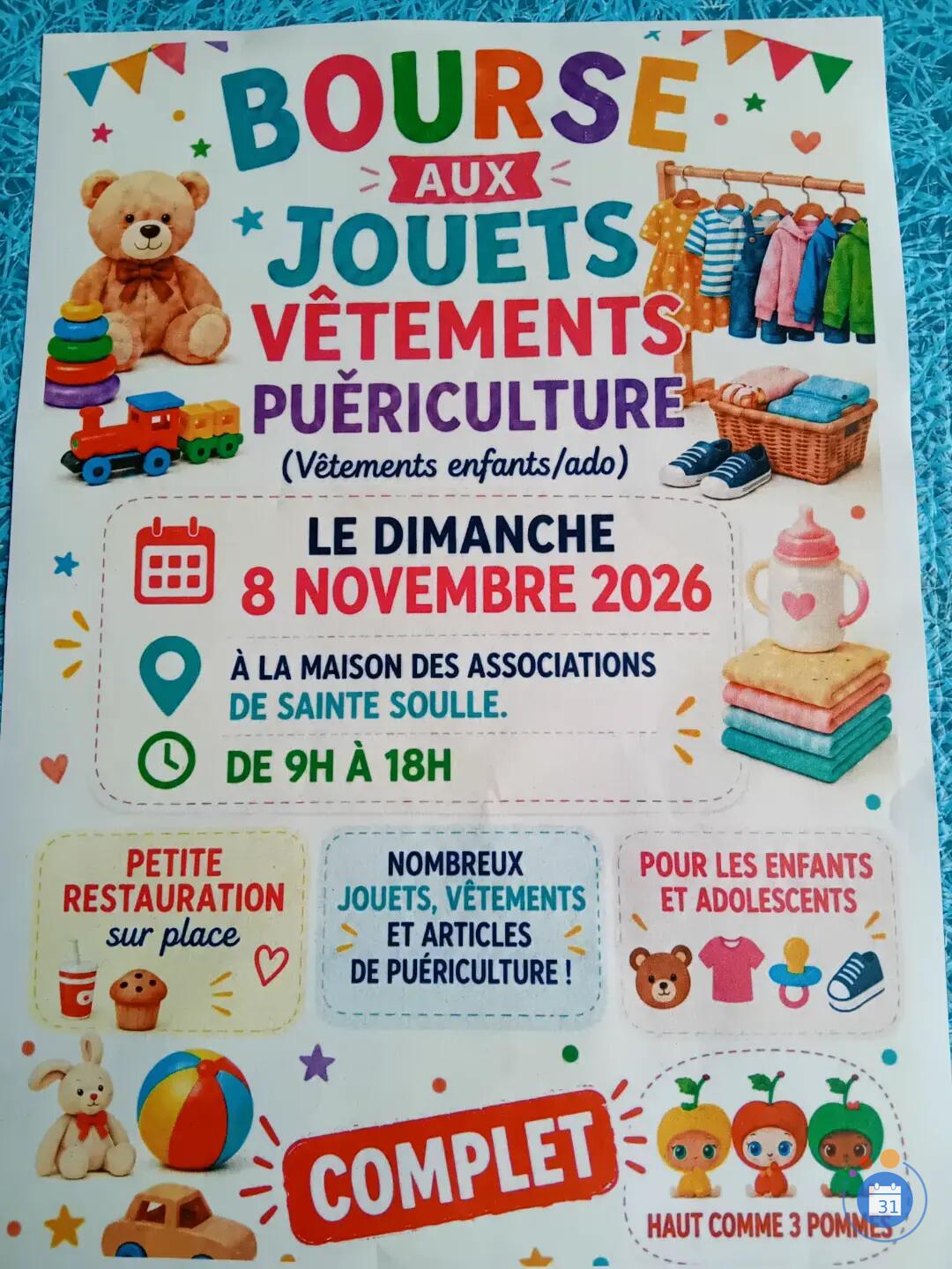 Image Bourse puériculture,jouet, vêtements enfants (photo 1)