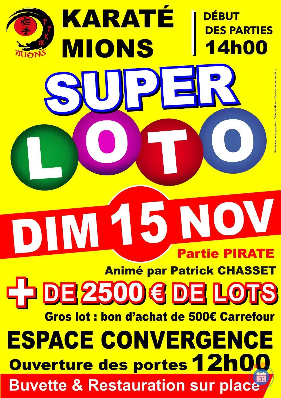 Image grand loto du karate (photo 1)