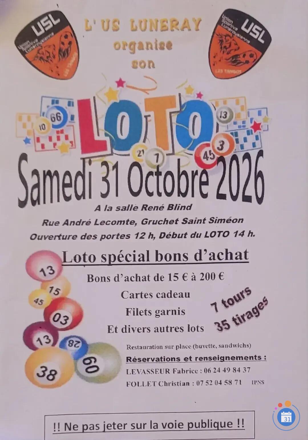 Image Loto de l'Us Luneray (photo 1)