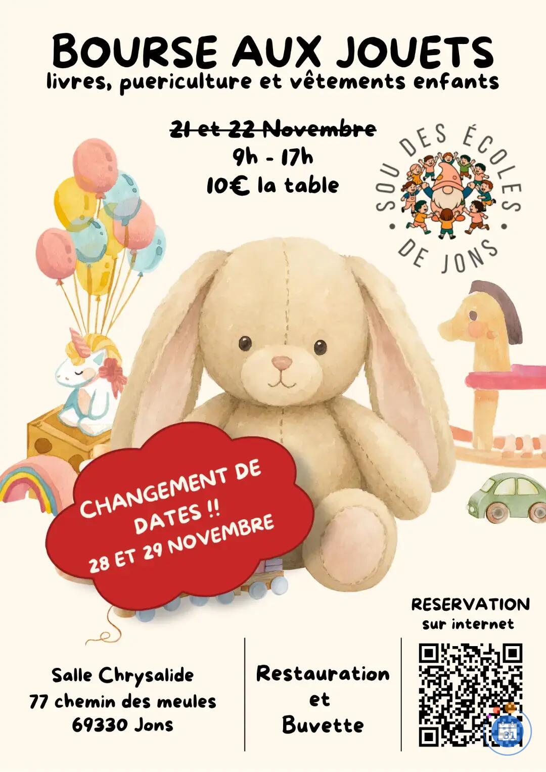 Image Bourse aux jouets du Sou des écoles de Jons (photo 1)