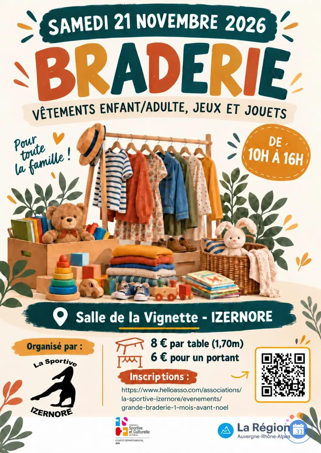 Image Braderie vêtements enfants/adultes, jeux et jouets (photo 1)