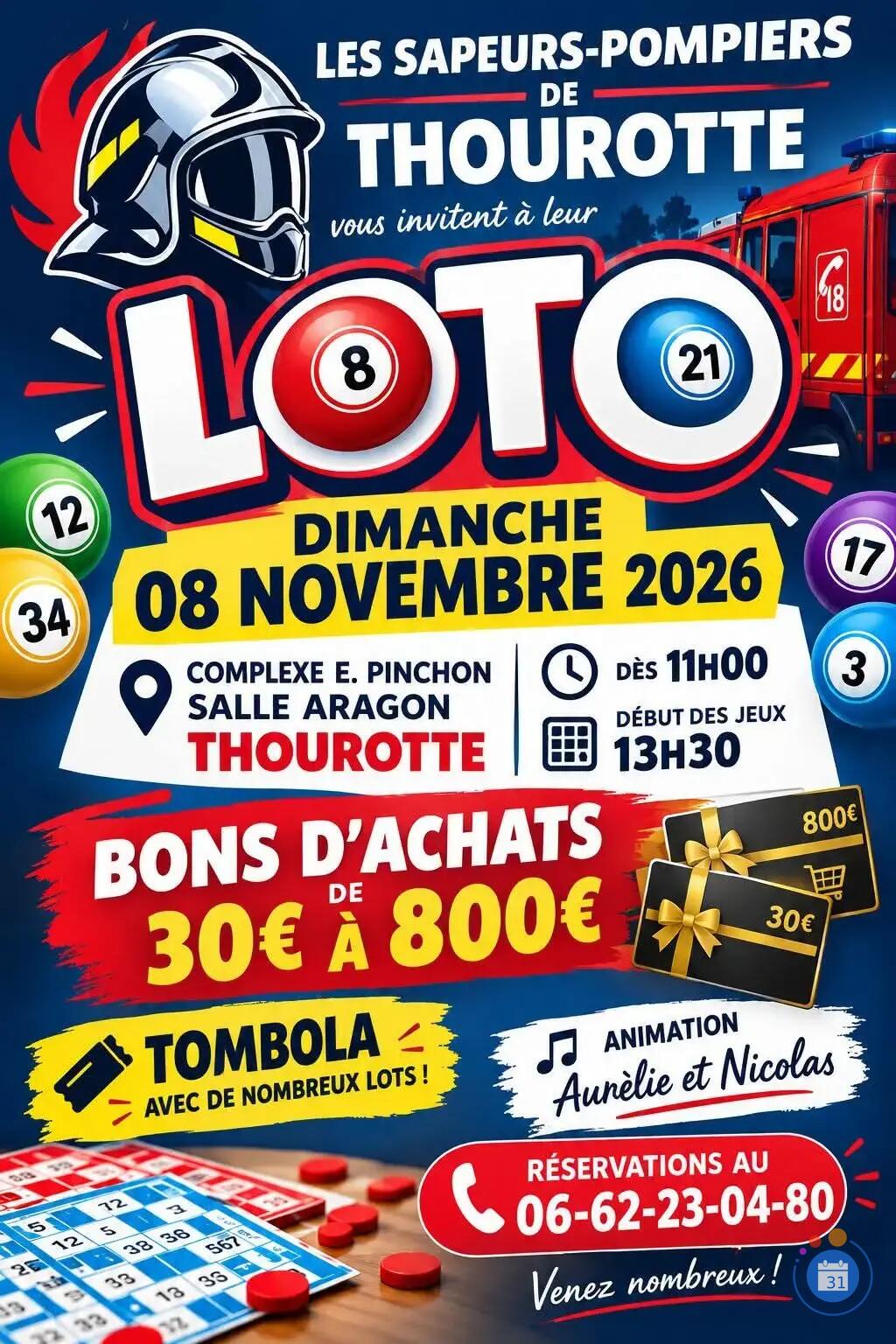 Image LOTO DES SAPEURS POMPIERS (photo 1)