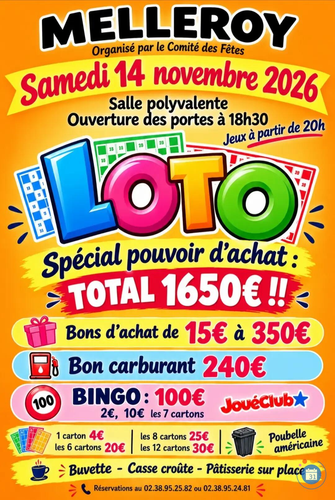 Image Loto de Melleroy (photo 1)