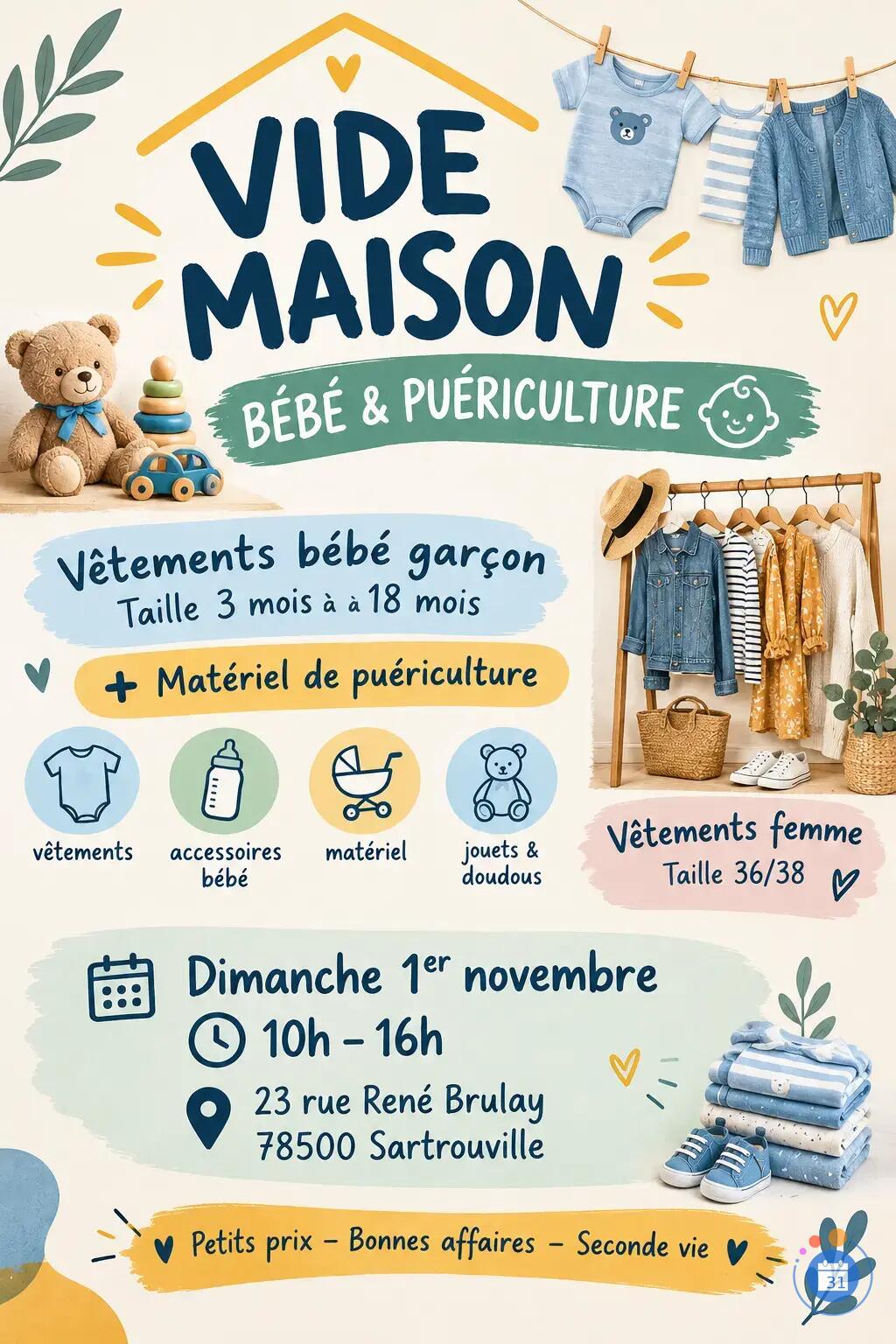 Image 🍂 VIDE MAISON DE L’HIVER À SARTROUVILLE ! 🍂 (photo 1)