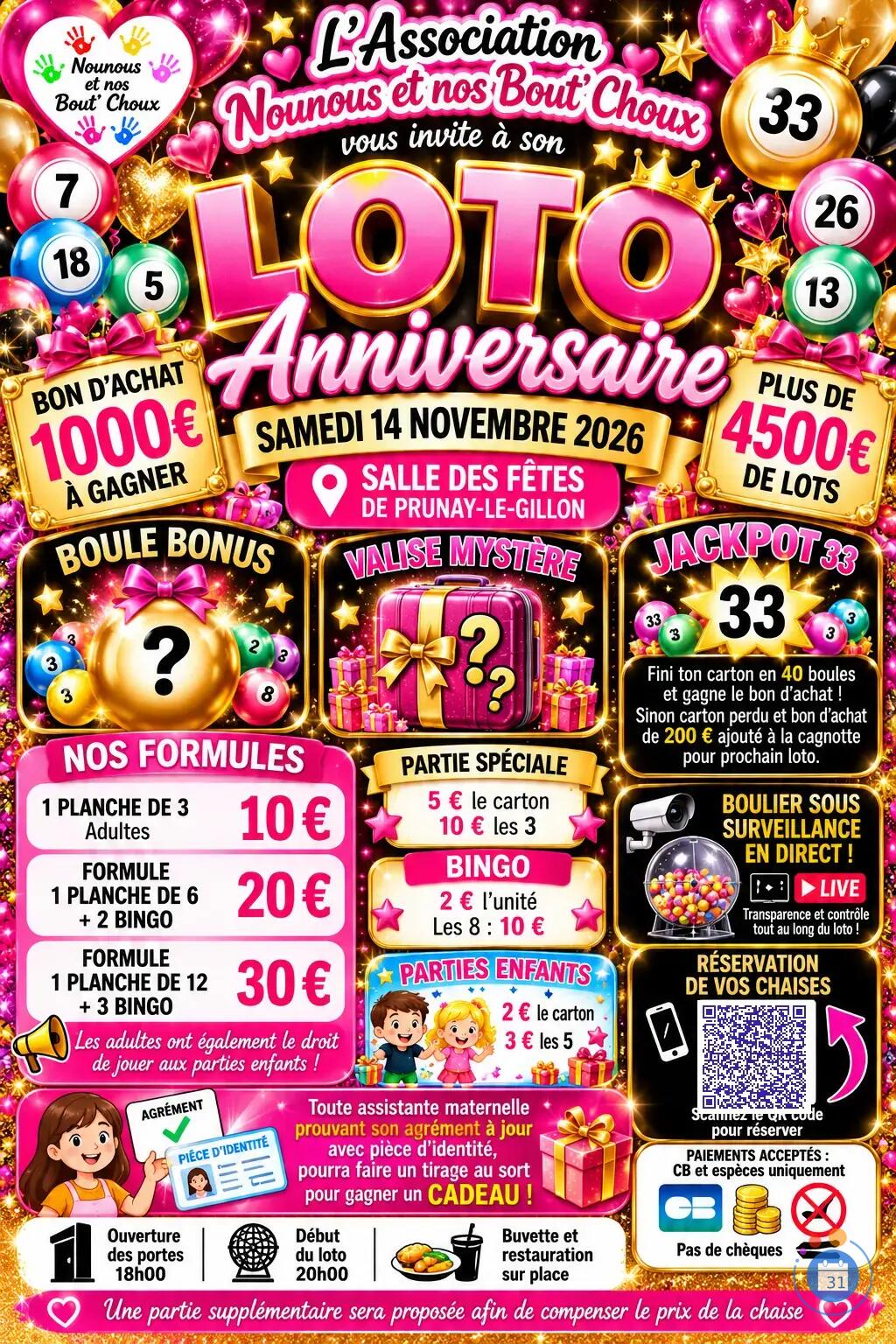 Image Loto des Nounous – Samedi 14 novembre 2026 (photo 1)