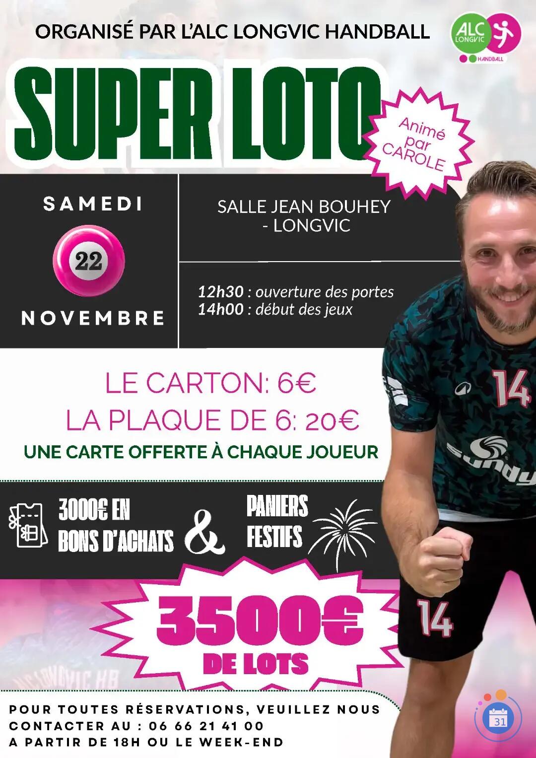Image SUPER LOTO - ALC Longvic Handball (photo 1)