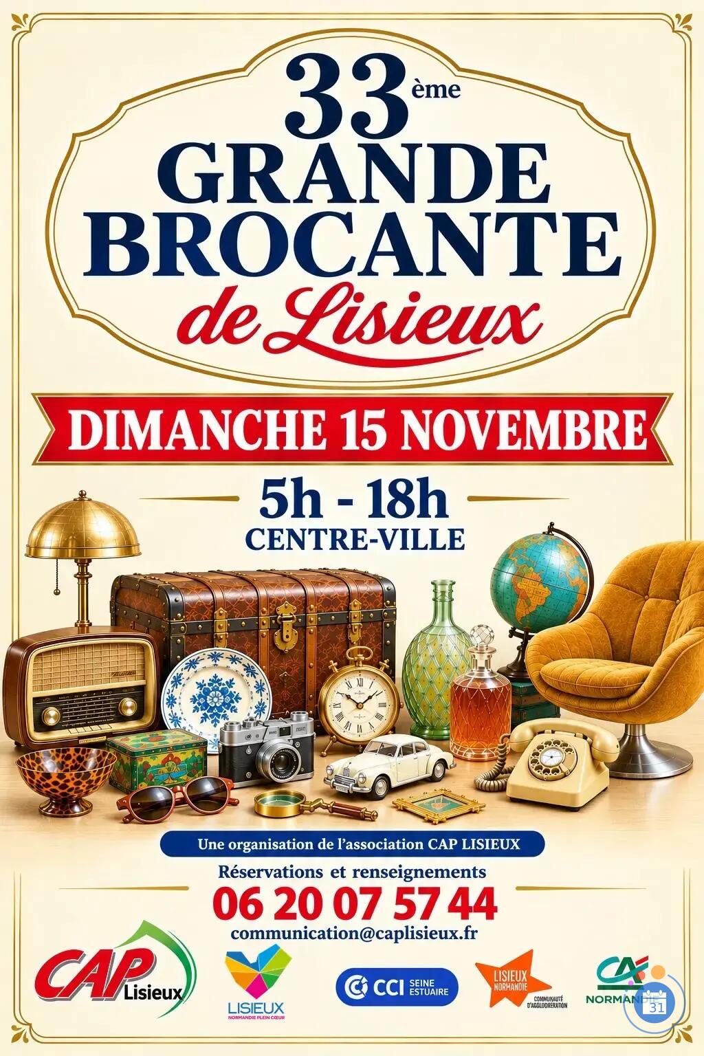 Image 33ème GRANDE BROCANTE DE LISIEUX (photo 1)