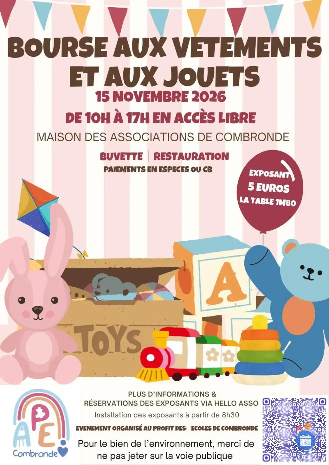 Image Bourse aux vêtements et aux jouets (photo 1)