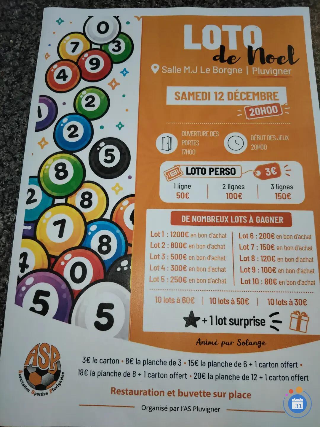 Image Loto de noel - Animé par Solange (photo 1)