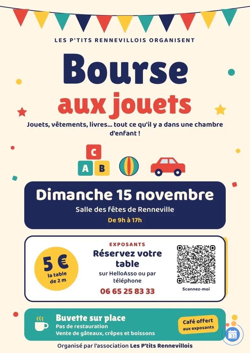 Image Bourse aux jouets de Renneville - Les P'tits Rennevillois (photo 1)